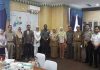 Sejumlah pimpinan perangkat pemerintah daerah Natuna usai rapat pembahasan pemutaran filem Jelita Sejuba di ruang rapat Wakil Bupati Natuna, (02/07/18).
