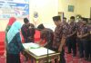 Pengukuhan Paguyuban Among Mitro Natuna, Jumat (6/7/18) di Gedung Sri Serindit Batuhitam Ranai.