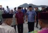 Wakil Gubernur Kepri, Isdianto, bersama Bupati KKA, Abdul Haris, Jum'at (27/07/18)