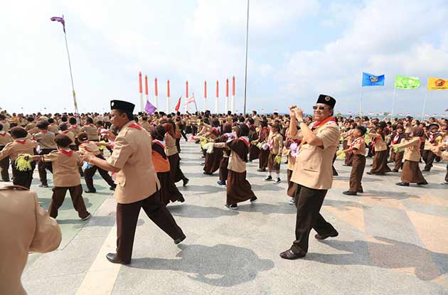 Apel HUT Pramuka Ke-57 Tingkat Kabupaten Karimun