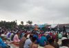 Sholat Idul Adha 1439 H, di lapangan Pemuda Gelora Tanjungbatu Kundur, (22/08/18).