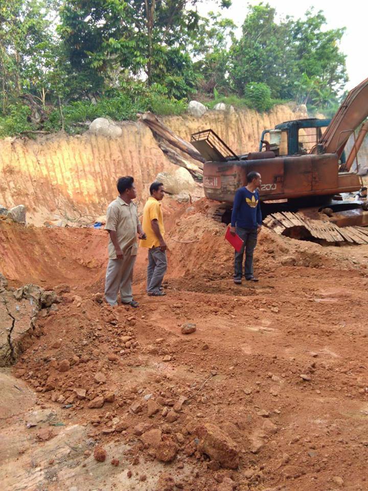 Objek Wisata Pantai Gading Dirusak Oleh Aktifias Pengerukan Tanah, Sudah Diresmikan Nurdin Basirun Sebagai Pencanangan Wisata