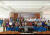 Seminar sehari pendidikan politik, dalam mendorong partisipasi pemilih pemula dalam mensukseskan pemilu 2019, di Balai Sri Gading Tanjungbatu, Sabtu (11/08/19)