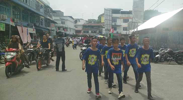 Sebanyak 103 Regu Ikuti Gerak Jalan 17 KM
