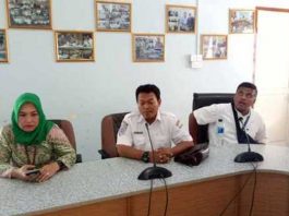 Noviyanti, Area manejer Wings Air (Lion Group) dalam keterangan pers di Aula Kantor Bupati Anambas, Senin (6/8/2018).
