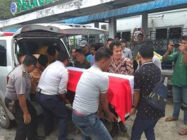 Jenazah korban kapal Puskel