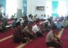 Doa Bersama bagi korban gempa dan tsunami di masjid besar Nurussalam Tanjungbatu, Rabu (10/10/18).