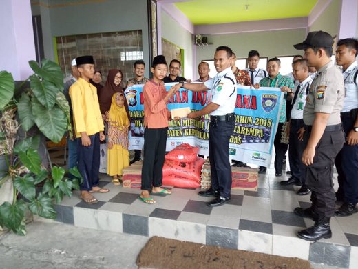 HUT Satpam Ke-38, Satpam Anambas Santuni Anak Yatim