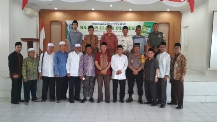 Muscab MUI Kecamatan Kundur di Balai Srigading Tg Batu, Kamis (06/12/18).