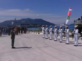 Panglima TNI Marsekal TNI Hadi Tjahjanto meresmikan Pangkalan TNI di Natuna