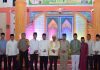Pringatan maulid Nabi di Masjid Besar Nuruddin, Kelurahan Sawang, Kundur Barat, Rabu malam (28/11/2018).