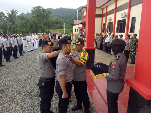 Polres Anambas Gelar Apel Pasukan Kesiapan Pengamanan Natal Dan Tahun Baru