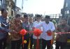 Bupati Karimun Aunur Rafiq meresmikan pelayaran perdana kapal roro KMP Kakap rute Pulau Karimun ke Kundur, Jumat (5/4)