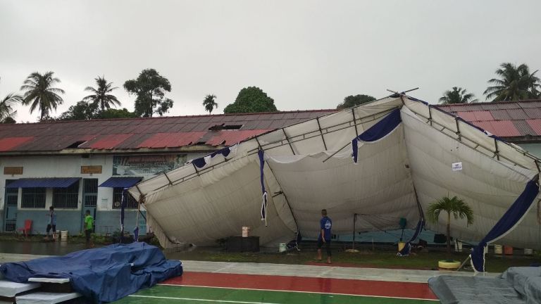 Angin Puting Beliung Terjang Rutan Karimun