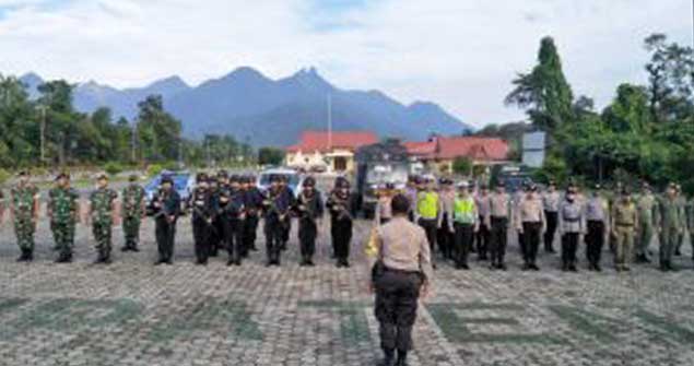 ‘Mayday’, Polres Lingga Melaksanakan Apel Siaga