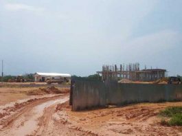 Lokasi Proyek Islamic Centre di Paya Togok, Tanjungbatu (04/05/2019).