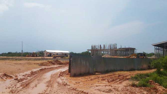 Lokasi Proyek Islamic Centre di Paya Togok, Tanjungbatu (04/05/2019).