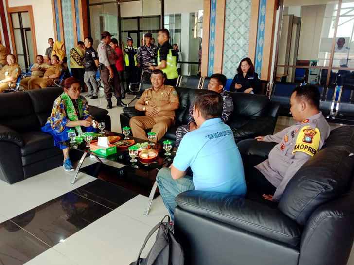 Kunjungan Menteri Susi Pudji Astuti Dalam Persiapan Festival Padang Melang (FPM) 2019