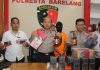 Konfrensi Pers, OTT Satreskrim Polresta Barelang, Senin (30/07/19).