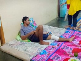 Rio Naldo. Dalam menjalani rawat jalan.