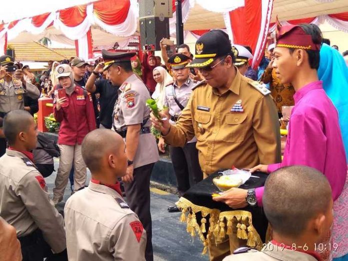 Pembukaan Pendidikan Pembentukan 165 Calon Bintara Polri SPN Polda Kepri TA 2019 - 2020