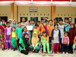 Bantuan sarana belajar di SLB Kundur