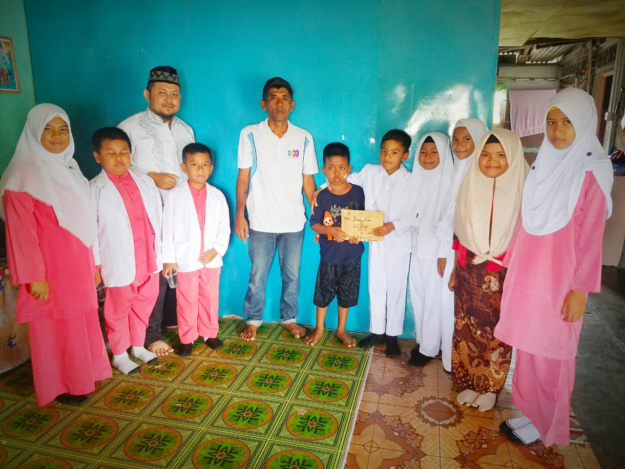 Dokter Cilik Sambangi Keluarga M Fauzi, Penderita Kelenjar Getah Bening