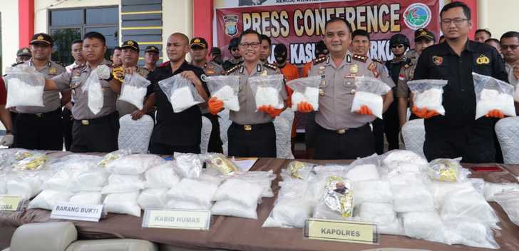 Sabu Seberat 119 Kg Jaringan Internasional Diamankan Polisi