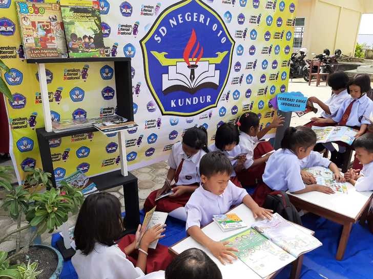 Festival Literasi Sekolah Tahun 2019 di SDN 010 Kundur