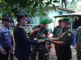 HUT TNI di Tarempa