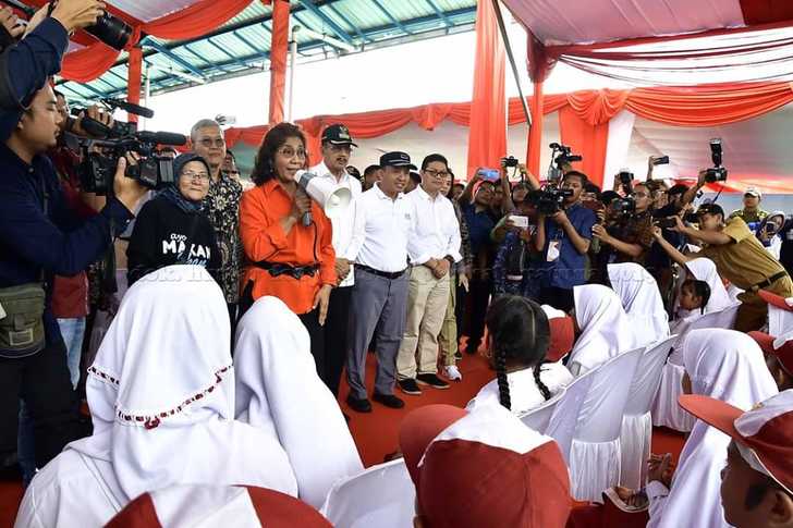 Mentri Susi di Natuna