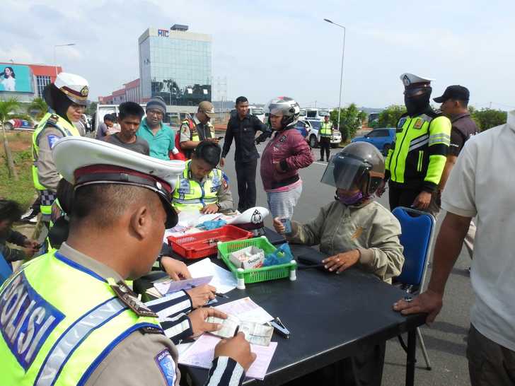 Sebanyak 109 Kendaraan Ditilang Pada Hari Pertama Operasi Zebra Seligi 2019