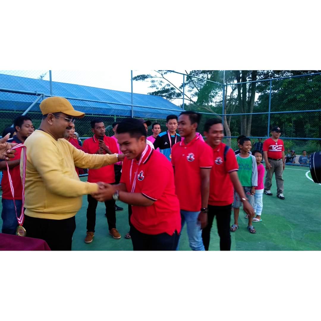 Penutupan Turnamen Futsal Terbuka Desa Telukradang Tahun 2019
