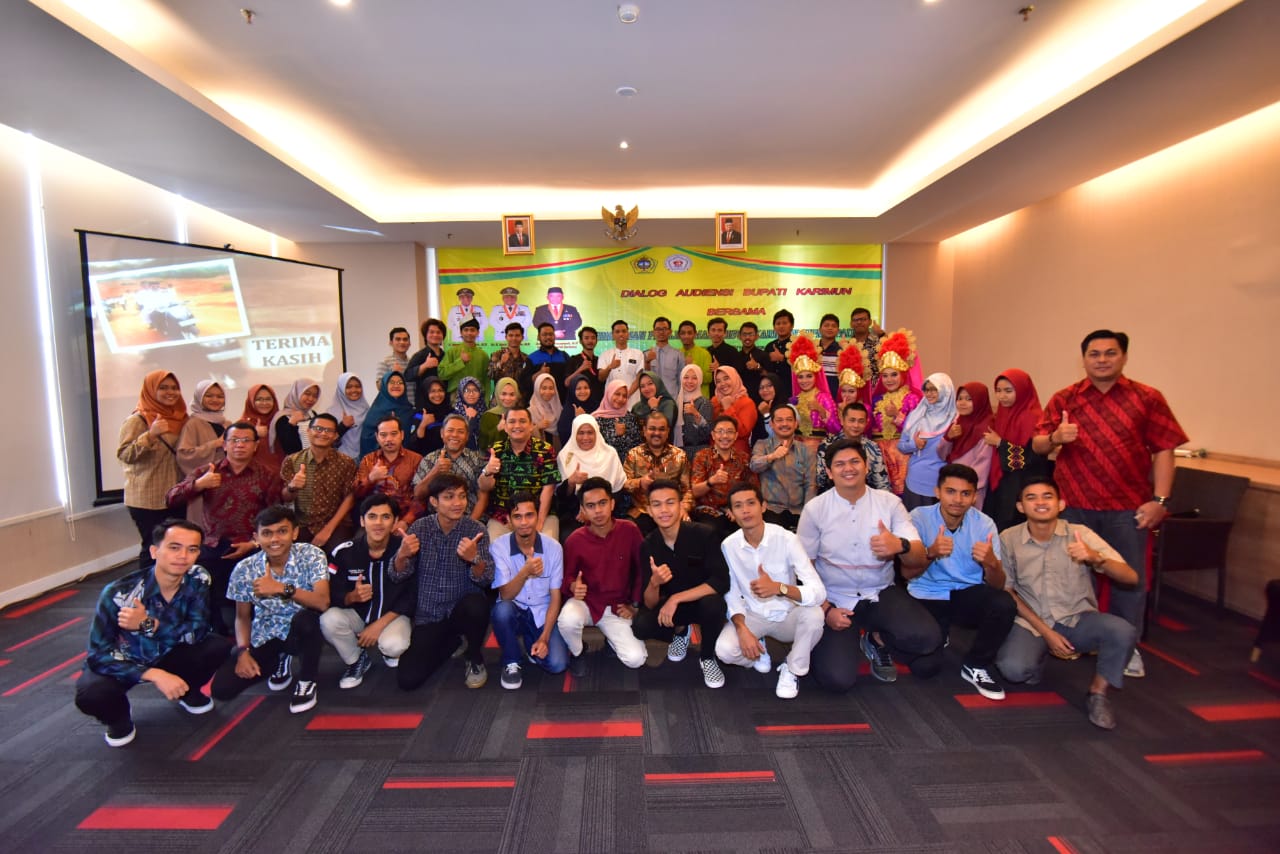 Dialog Bupati Karimun Bersama Ikatan Pemuda Pelajar Mahasiswa Kabupaten Karimun