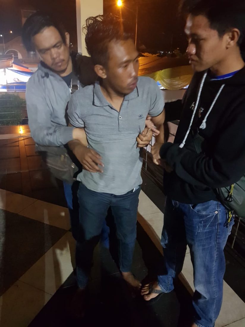 Jambret di Karimun Keok di Tangan Polisi Usai Rampas Iphpone 6s Nenek-Nenek