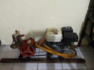 mesin pompa air, sebagai barang bukti