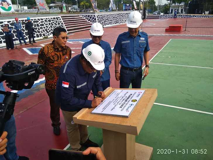 Direktur Teknik Kementerian ESDM Pimpin Apel Keselamatan dan Kesehatan Kerja  Di PT Timah