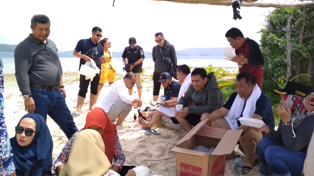 Rombongan IKAL Lihat Indahnya Pesona Pantai dan Bawah Laut Anambas