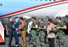 Kapolda Kepri Sambut Kedatangan Presiden Joko Widodo di Natuna