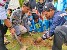 IPPMKK saat di pulau terpencil di Kecamatan Moro