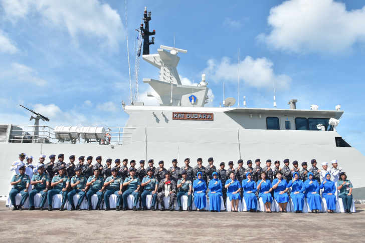 Penyambutan KRI BUBARA-868 Di Dermaga TNI AL Tanjung Uban Penyambutan KRI BUBARA-868 Di Dermaga TNI AL Tanjung Uban