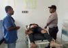 IM sudah tak bernyawa, di Puskesmas Tanjungbatu, dijaga personil Polsek Kundur, Selasa, 10 Maret 2020