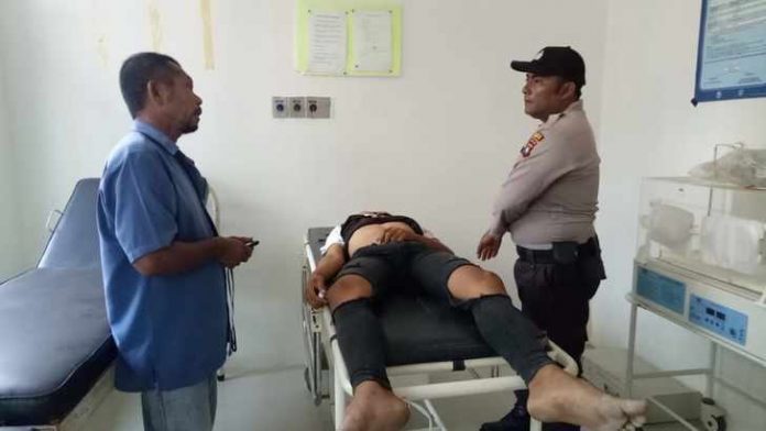 IM sudah tak bernyawa, di Puskesmas Tanjungbatu, dijaga personil Polsek Kundur, Selasa, 10 Maret 2020 IM sudah tak bernyawa, di Puskesmas Tanjungbatu, dijaga personil Polsek Kundur, Selasa, 10 Maret 2020