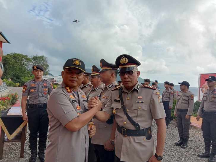 Sertijab Tiga Petinggi Polres Kepulauan Anambas