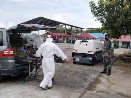 Simulasi Penanganan Pasien Corona