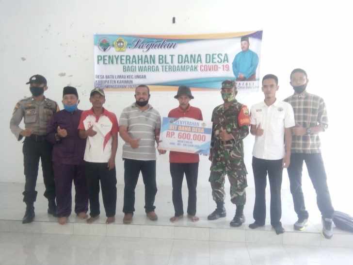 Penyerahan BLT Dana Desa Batu Limau