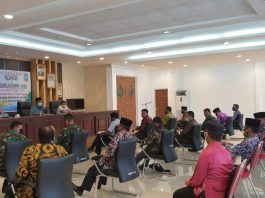 Rapat terkait tindaklanjut adanya penolakan dari aparatur desa terhadap rencana pelayaran feri cepat