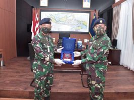 Sertijab, Letkol Laut (P) Erfan Indra Darmawan Jabat Danlanal Tarempa