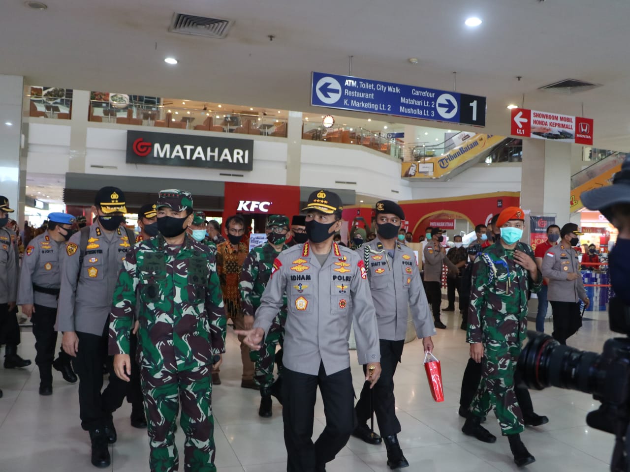 Kunker Kapolri Dan Panglima TNI Di RSKI Galang