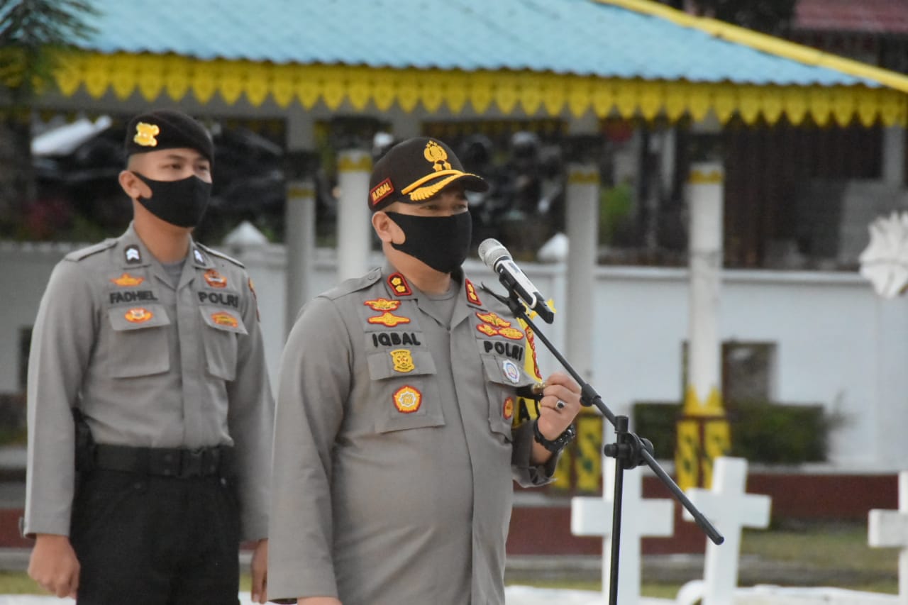 Ziarah Ke Taman Makam Pahlawan, Pusara Bhakti Kundur, Pada Pringatan Hari Bhayangkara Ke-74